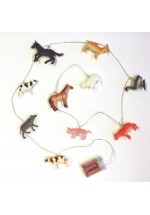 House of Disaster String Lights With Farm Animals